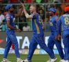 Rajasthan Royals team celebrating wicket dismissal