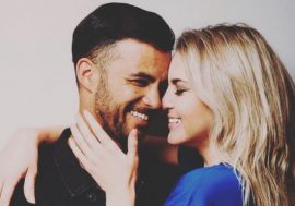 JP Duminy with his wife